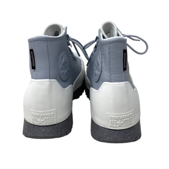 Converse Lugged 2.0 Waterproof High Women's Sneaker Leather Gray Boots A05382C - Picture 8 of 10